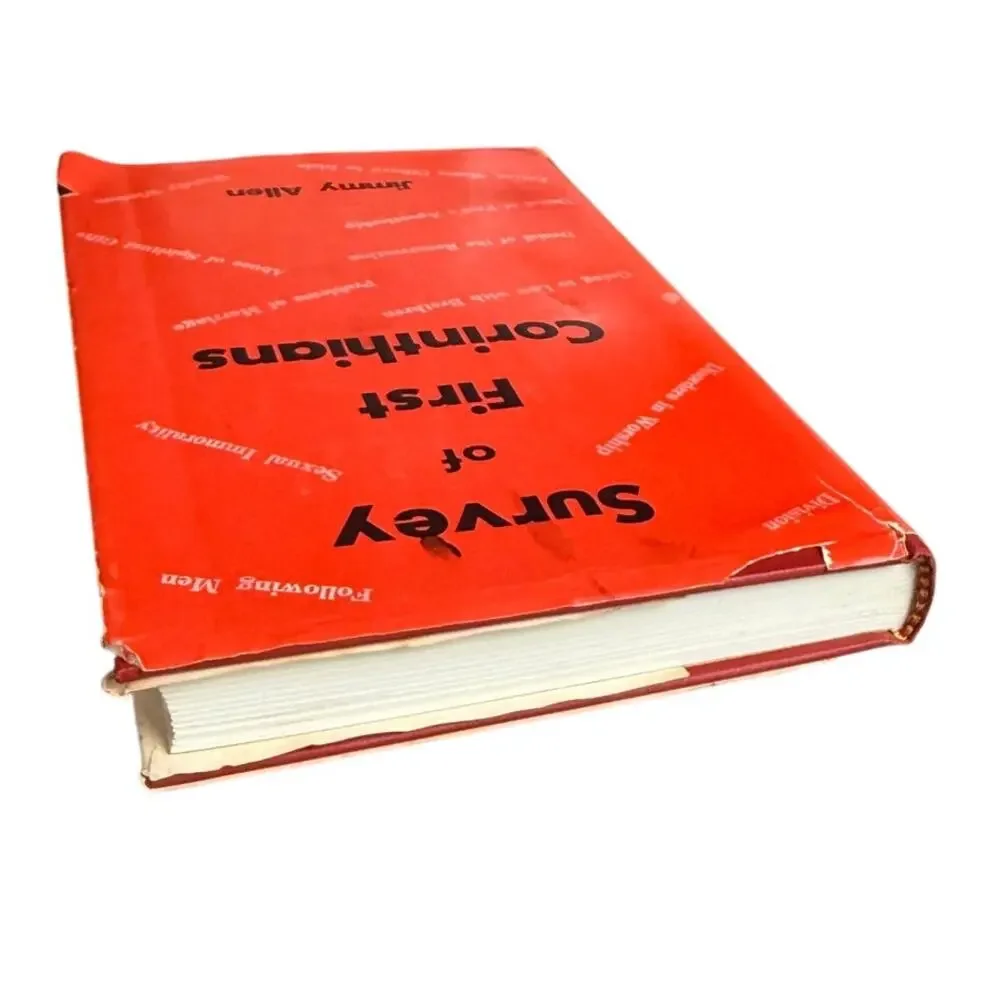 Survey of the First Corinthians Jimmy Allen 1975 Hardcover Bible Study
